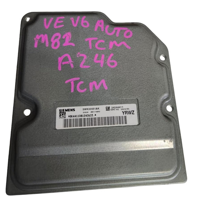 A246 - VE 2008 V6 HOLDEN COMMODORE - TRANSMISSION CONTROL MODULE M82 AUTO - SERVICE #24239785
