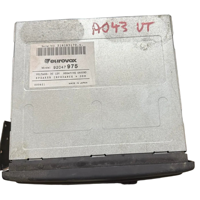 A043 - VT SII Holden Commodore Wagon - Eurovox Stereo with PIN CODE