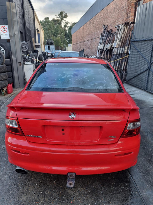 A206 - VX HOLDEN COMMODORE SEDAN - BOOTLID - WITH WING PAINT CODE - RED HOT #F143