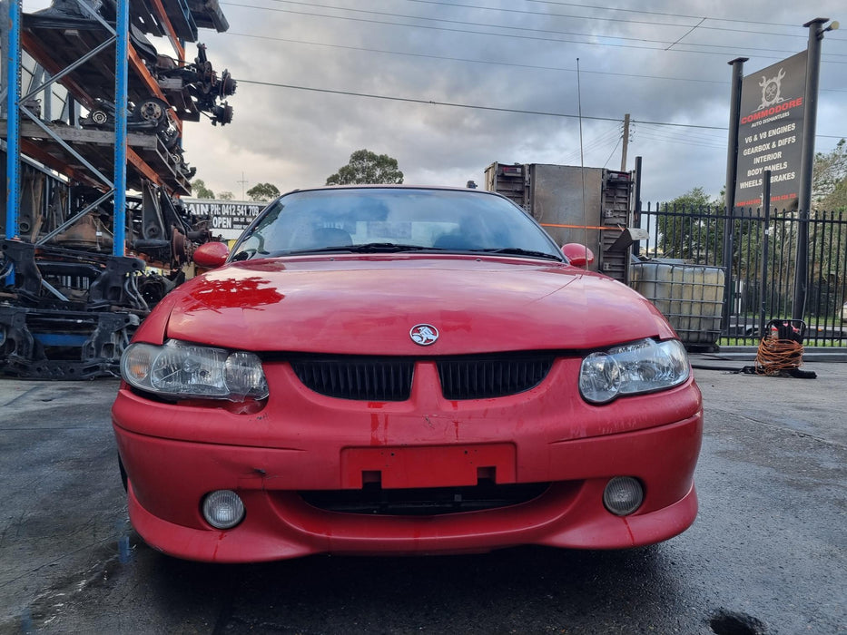 A206 - VX HOLDEN S-PAC COMMODORE SEDAN - FRONT BAR PAINT CODE - RED HOT #F143