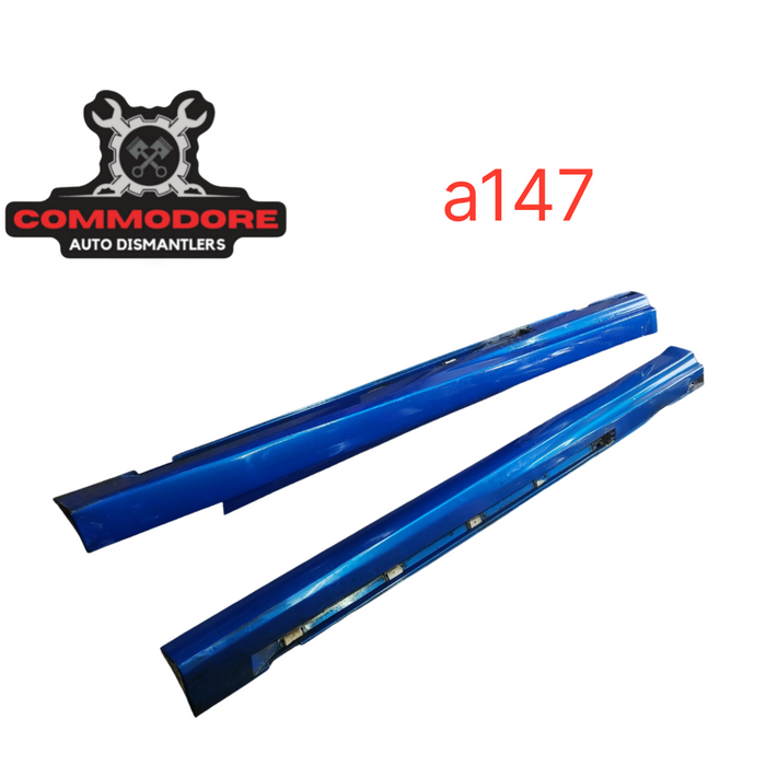 A147 - VE SV6 Holden Commodore Utility - Sideskirts (PAIR) Voodoo Blue Mica