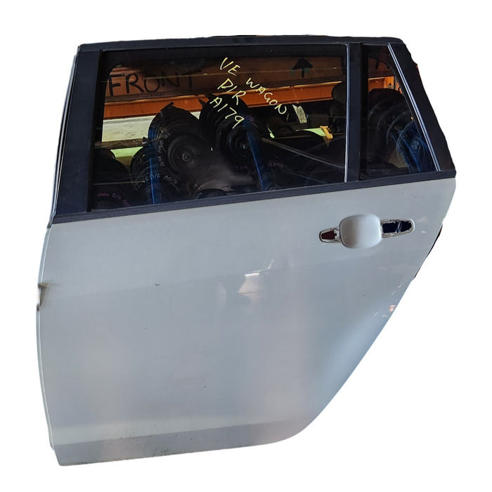 A179 - VE COMMODORE HOLDEN WAGON - DOOR PASSENGER REAR (POWER WINDOWS) - HERRON WHITE PAINT CODE #679F