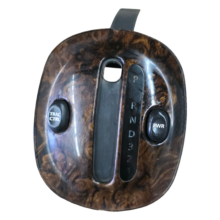 PIC005 - VT,VX - Holden Calais Woodgrain Shifter Surround - with power and traction control button