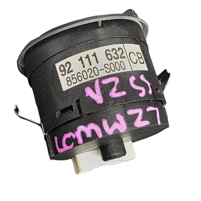 Comw27 - VY/VZ SS/Calais Holden Commodore - Headlight Switch (BLACK)
