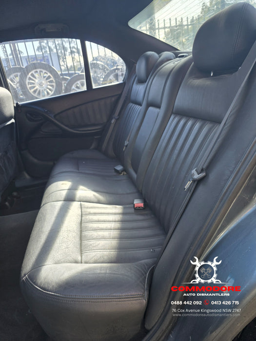 A268 - VZ HOLDEN CALAIS SEDAN - Rear Seats with head rest Piano Stitching Black