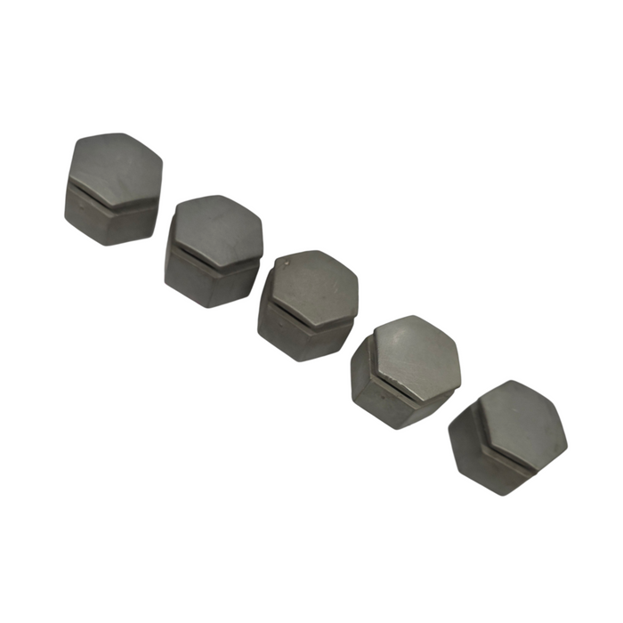 VE Holden Commodore - 22mm Wheel Nut Covers Grey (5 pack)