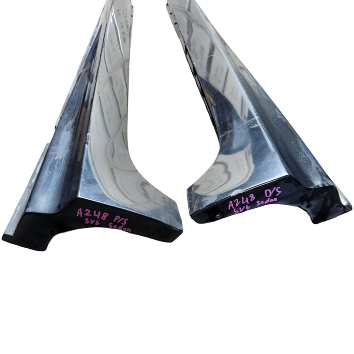 A248 - VE SV6 SERIES I SEDAN - Sideskirt (PAIR) Phantom Black