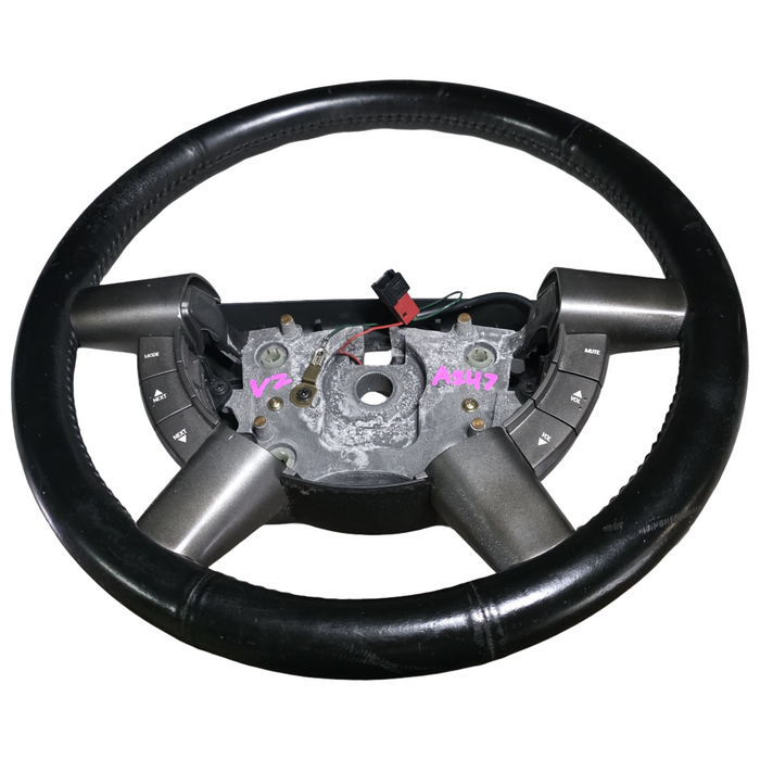 A042 - VZ Holden Commodore - Leather Steering Wheel with Controls