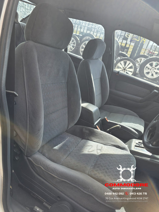 VN / VG / VP / VR / VS Holden Commodore - DRIVER'S SIDE - Kick Panel Cloth / Dark Grey - Part #92055612