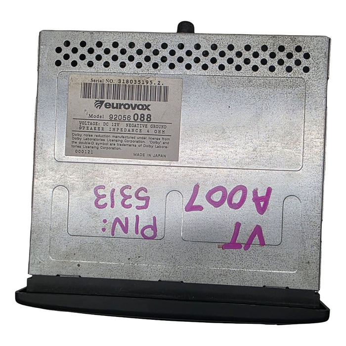 A007 - VT Holden Commodore / Berlina - Eurovox Stereo with PIN CODE