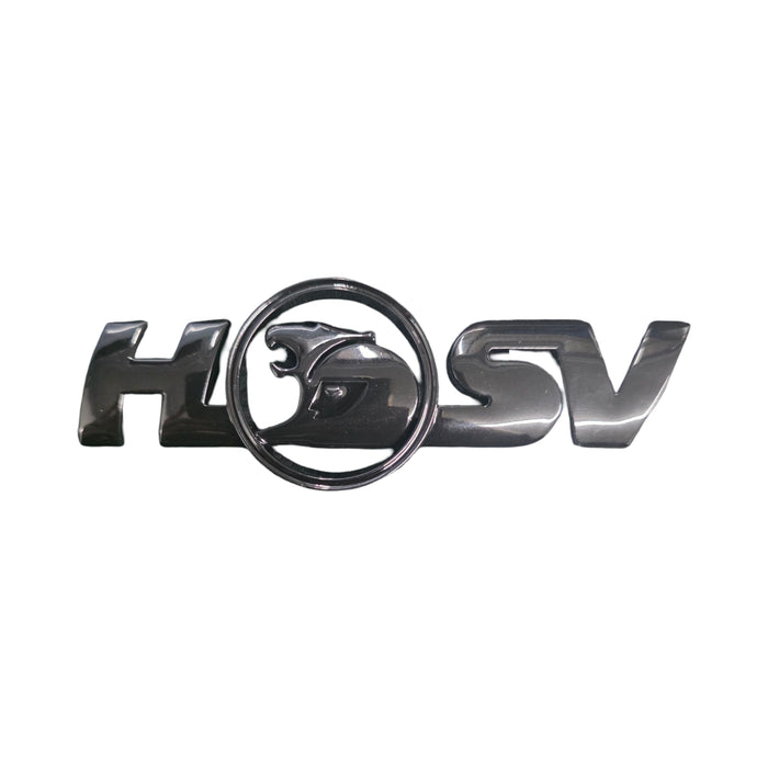 HSV Holden Commodore - Badge Metal Black - NEW