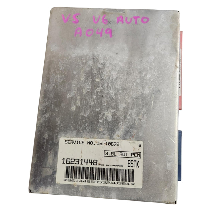 A049 - VS 1995 - HOLDEN COMMODORE - ECU / PCM 3.8L AUTO - SERVICE #16110672
