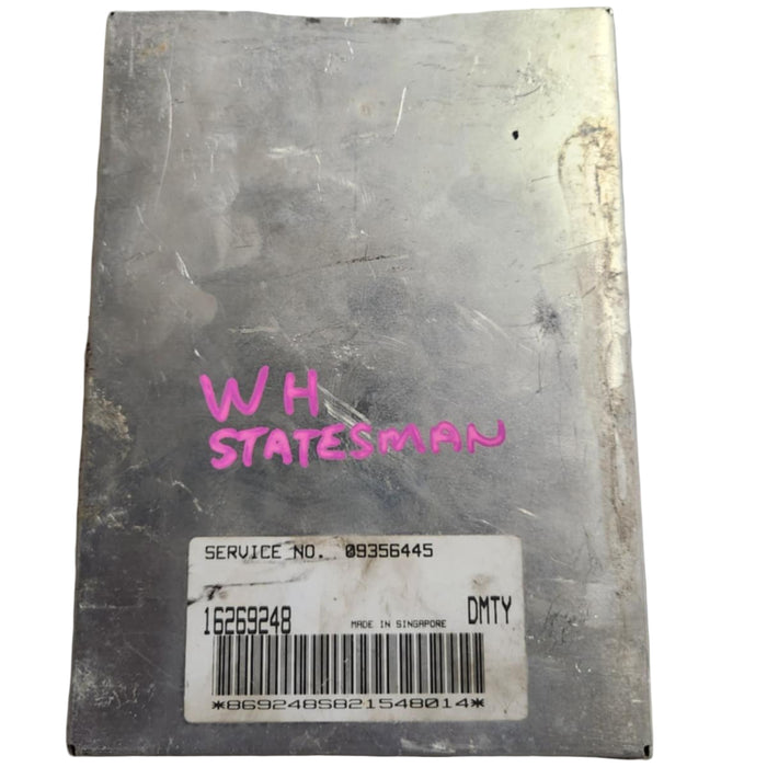 WH HOLDEN STATESMAN HOLDEN STATESMAN - ECU 3.8L AUTO - SERVICE #09356445