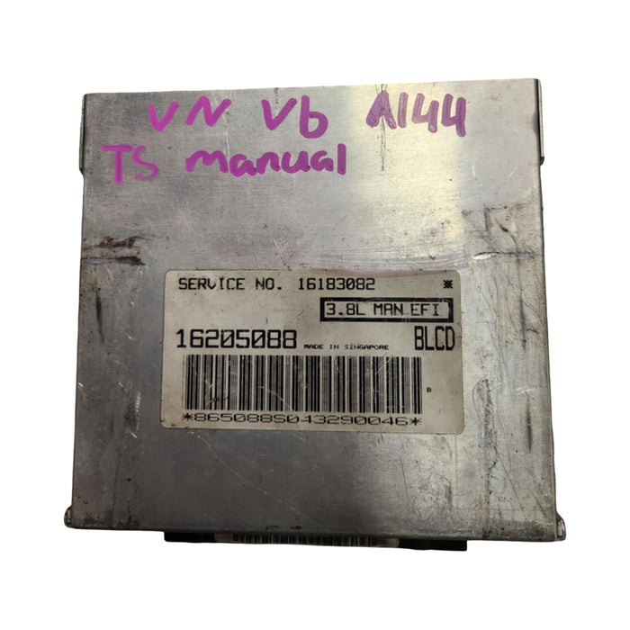 A144 - VN 1991 HOLDEN COMMODORE - ECU MANUAL V6 - SERVICE #16183082