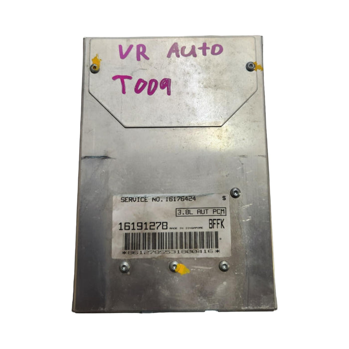 T009 - VR HOLDEN COMMODORE -  PCM 3.8L AUTO - SERVICE #16176424 BFFK