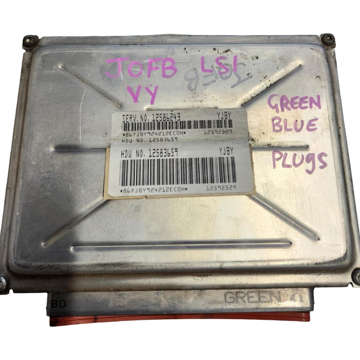 JOFB - VY Holden Commodore V8 LS1 - ECU  Service #12586243 (Green & Blue Plug)