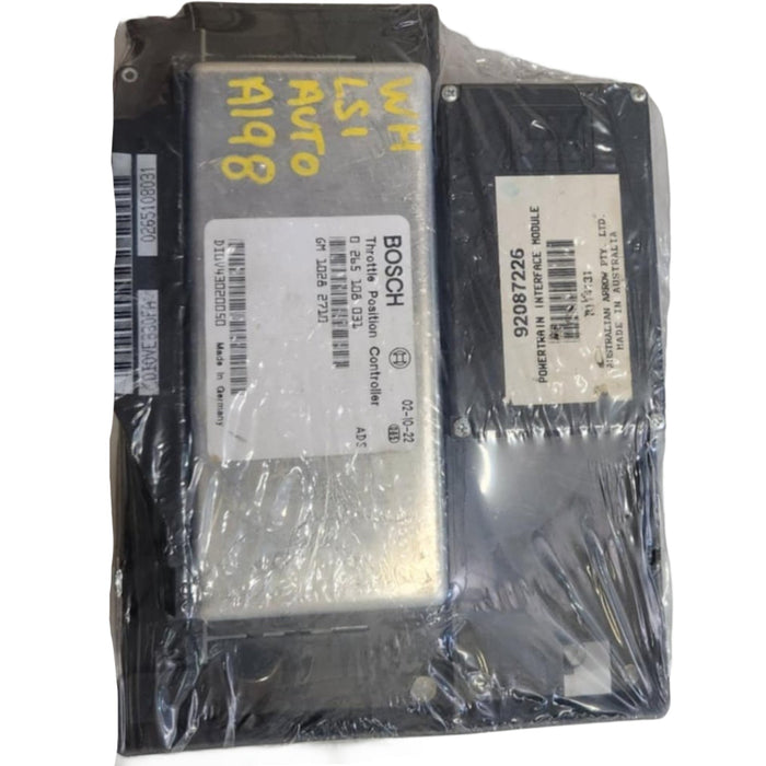 A198 - WH Holden Statesman LS1 V8 - Powertrain Interface Module & Throttle Position Controller #92056269