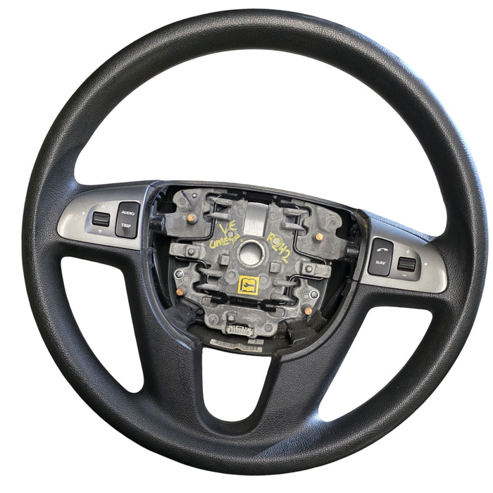 A242 - VE HOLDEN COMMODORE SEDAN - STEERING WHEEL - SILVER TRIM