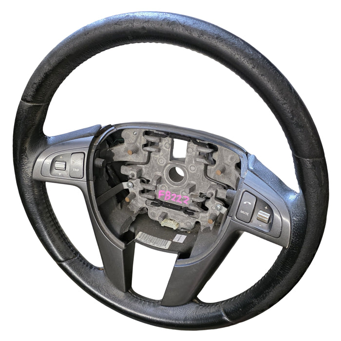 FB022 - VE Holden Commodore - Leather Steering Wheel - GREY TRIM