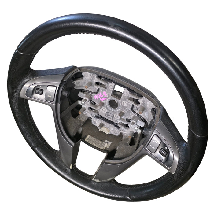 A068 - WM Holden  Statesman  - Leather Steering Wheel with grey trim