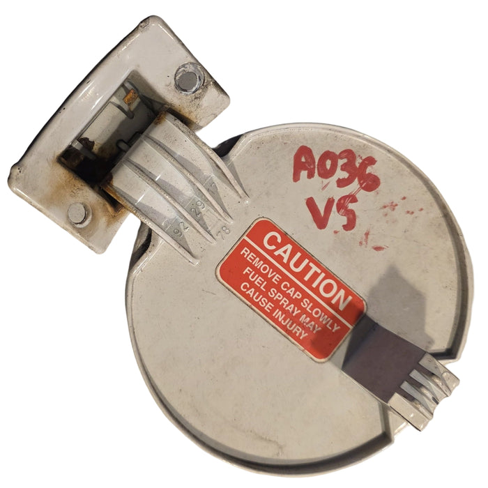 A036 - VS HOLDEN COMMODORE SEDAN - FUEL FLAP - HERON WHITE #679F