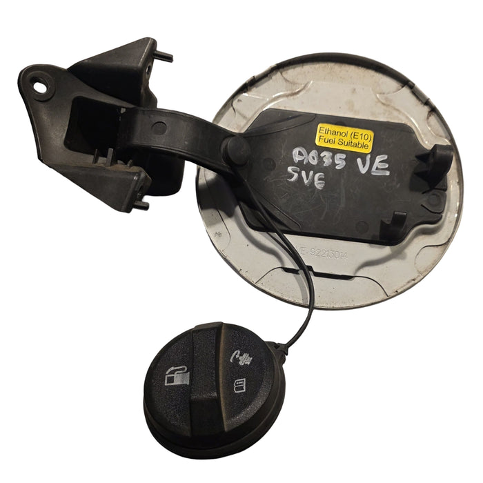 A035 - VE HOLDEN COMMODORE SEDAN SV6 - FUEL FLAP - HERON WHITE #679F