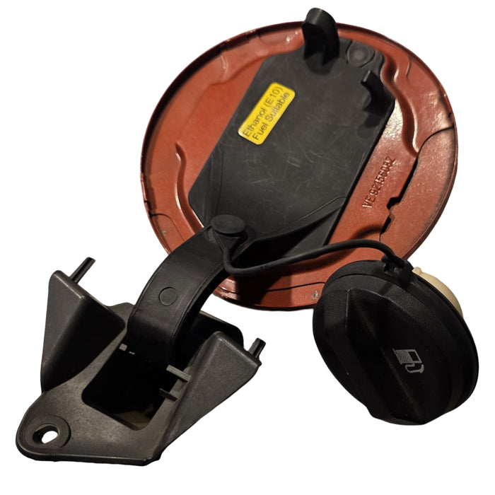 A158 - VE HOLDEN COMMODORE SEDAN - FUEL FLAP - IGNITION ORANGE #34IN