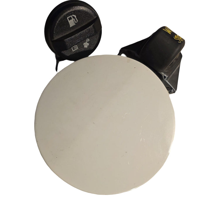 WM HOLDEN STATESMAN - FUEL FLAP Heron White Paint Code #679f