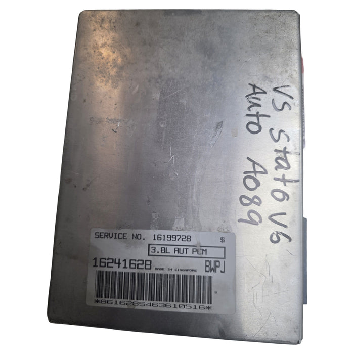 A089 - VS HOLDEN STATESMAN V6 AUTO - COMPUTER SET - (PCM Service # 16199728, BCM 379 High)