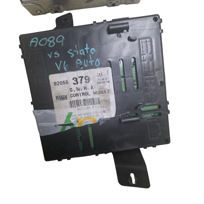 A089 - VS HOLDEN STATESMAN V6 AUTO - COMPUTER SET - (PCM Service # 16199728, BCM 379 High)