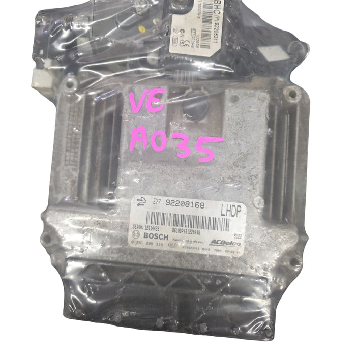 A035 - VE HOLDEN COMMODORE V6  - Computer Set (BCM PN:15948439, ECU SERVICE # 12614423, Ignition, Key & Fob)