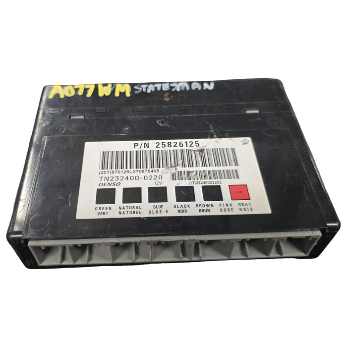 A077 - WM Holden Caprice V6 Auto - BCM PN: 28526125