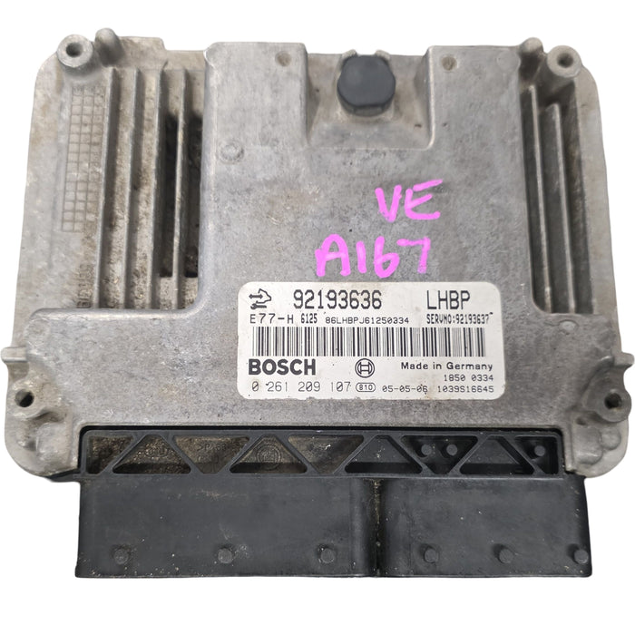 A167 - VE Holden Commodore V6 - ECU Service # 92193637