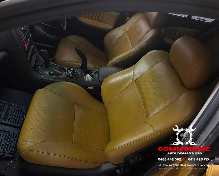JOFBSS - VX Holden Commodore SS Sedan - Hyper Yellow Leather Seats (Set)