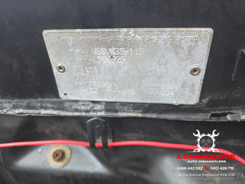 A291 - VS HOLDEN COMMODORE WAGON - Differential V6 AUTO M78, NON LSD - RATIO: 3:08 - COMPLETE