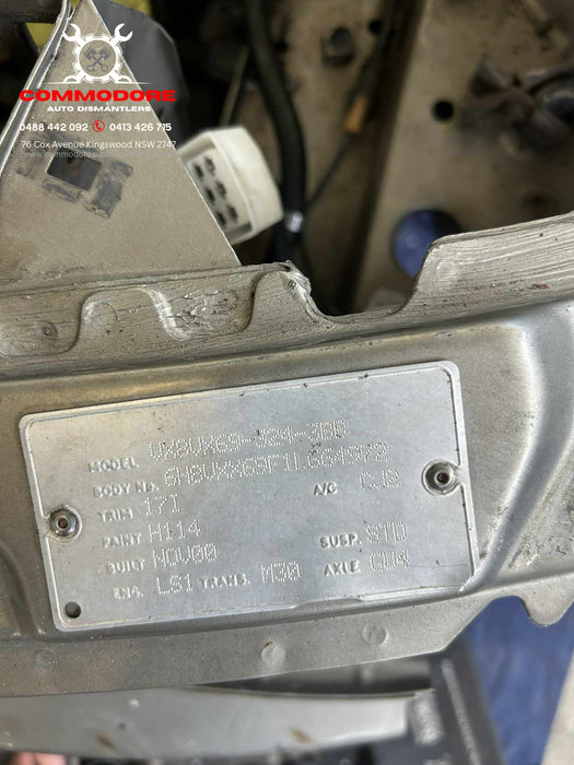 JOCAL - VX Holden Calais Sedan - Bootlid & Garnish Tungsten Metallic # H114