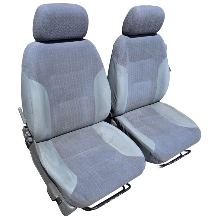 A291 - VS HOLDEN COMMODORE - Cloth Front Seats with Rails (set) - TRIM #15i