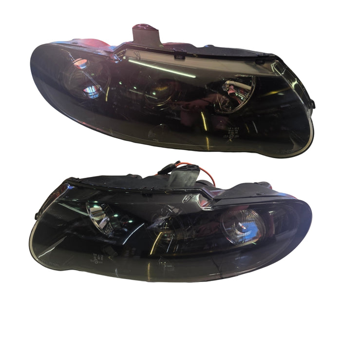 OZ023 - **New** SS Style Projector Headlights to suit VX/VU Holden Commodore - (Set )- Black