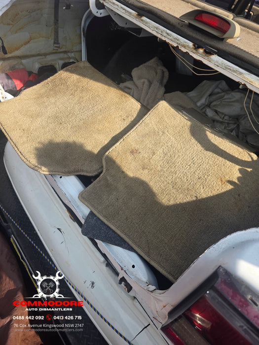 A292 - VP Holden Commodore SEDAN - GENUINE Holden Rear Floor Mats (PAIR) - BEIGE