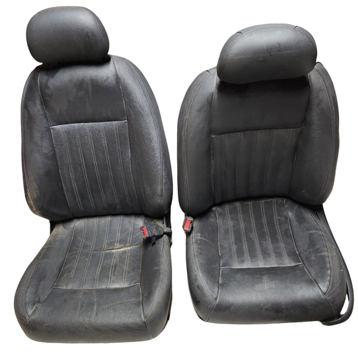 A112 - VY Holden Calais - Front Leather Seats (Plack Piano Stitching)
