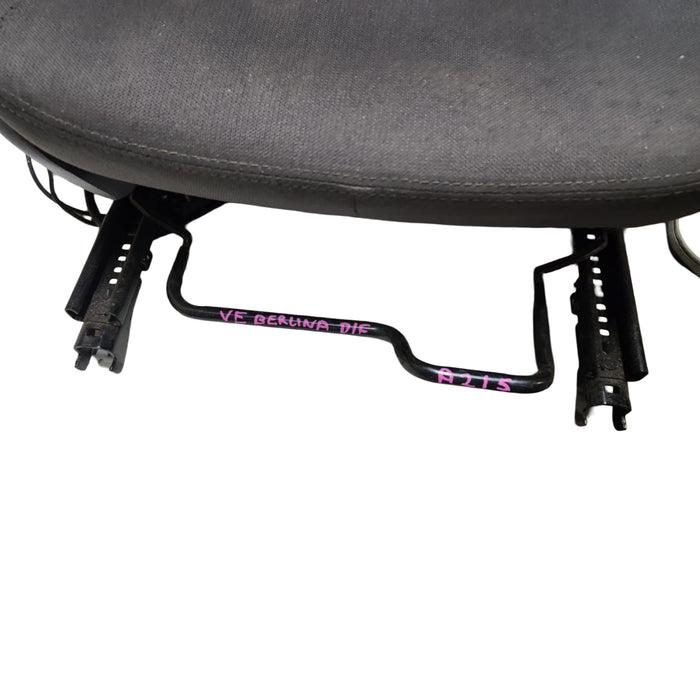 A215 - VE HOLDEN WAGON - DRIVER'S FRONT SEAT Cloth with Seatbelt Stalk and Rails