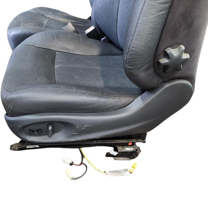 a050- VT Holden Calais - Leather Front Seats Grey with seatbelt stalks