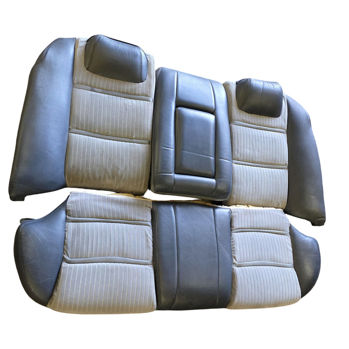 GE001 - VR Holden Calais - REAR Seat Two Tone Leather and Cloth Trim
