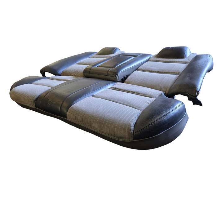 GE001 - VR Holden Calais - REAR Seat Two Tone Leather and Cloth Trim