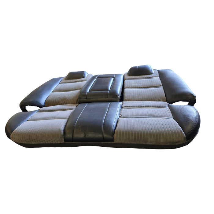 GE001 - VR Holden Calais - REAR Seat Two Tone Leather and Cloth Trim