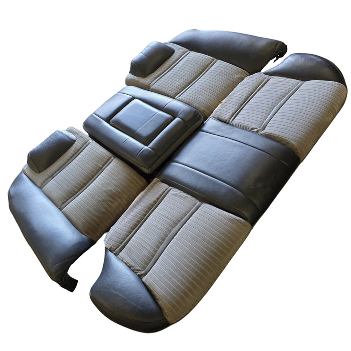GE001 - VR Holden Calais - REAR Seat Two Tone Leather and Cloth Trim