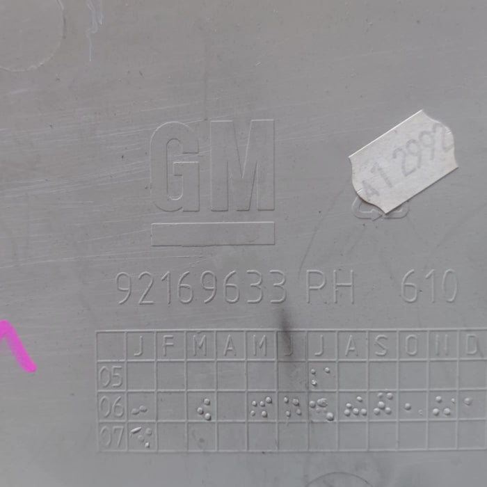 WM/VE Holden Calais Sedan - DRIVERS SIDE Centre Console SIDE Trim - Beige Suede