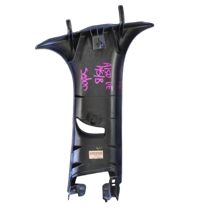 VE / WM - Holden Commodore - PASSENGER SIDE - Upper B-Pillar Trim - Black / Plastic