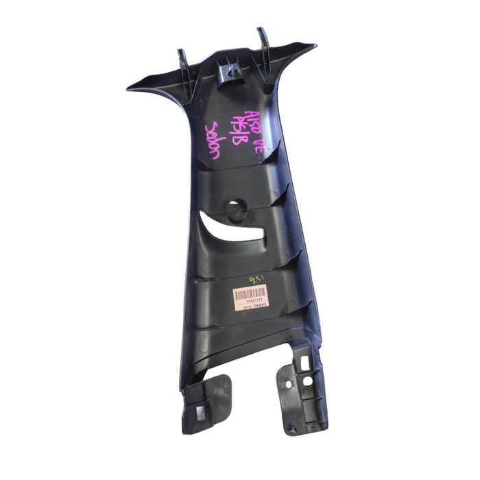 VE / WM - Holden Commodore - PASSENGER SIDE - Upper B-Pillar Trim - Black / Plastic