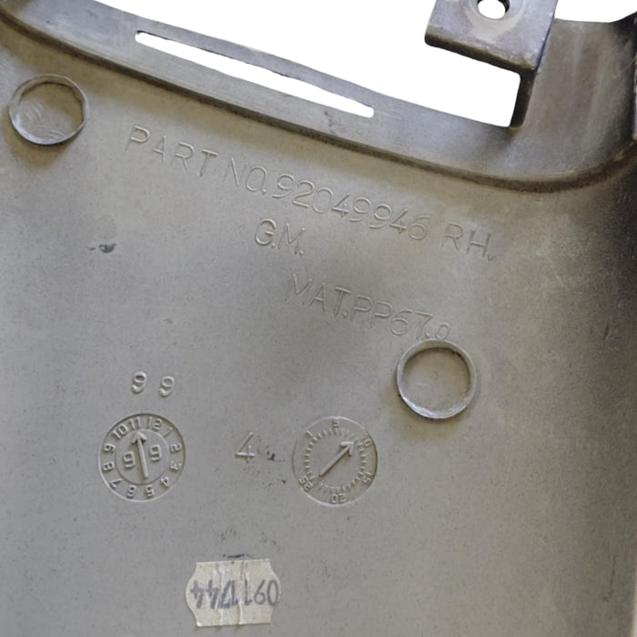 VT, VX, VY, VZ - Holden Commodore - DRIVERS SIDE - Top Upper B-Pillar Trim - Black Plastic part Number 92049946